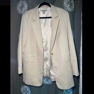 H&M Oversized Cream Blazer